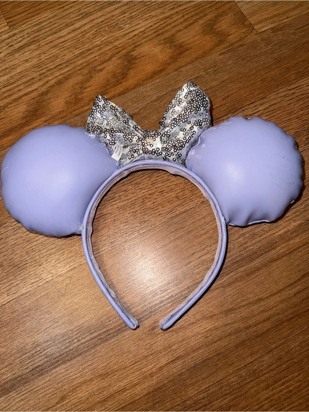Purple puffy Disney ears